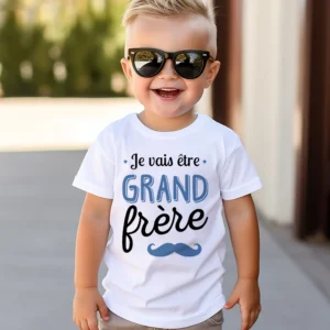 I Will Become A Big Brother Print Boys Shirt Pregnancy Announcement T-shirt Brother Clothes Kids Summer Short Sleeve Tops Tshirt